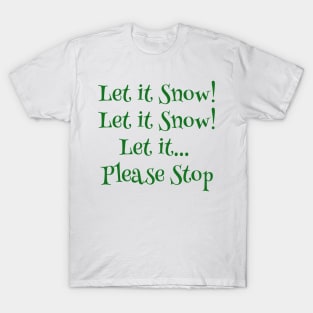 Snowy Sentiments: A Flurry of Emotions T-Shirt